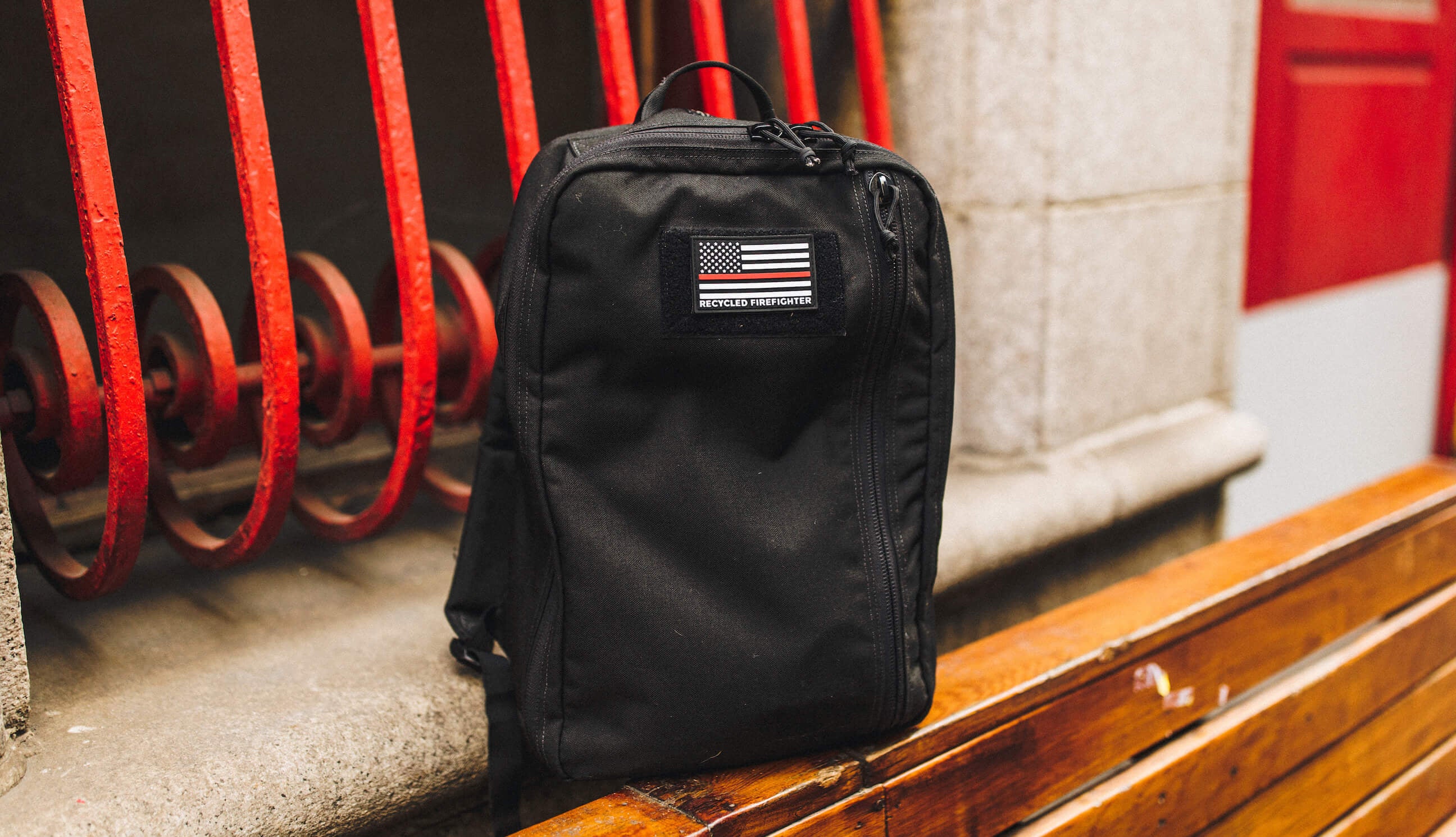 Backpacks - Recycled Firefighter