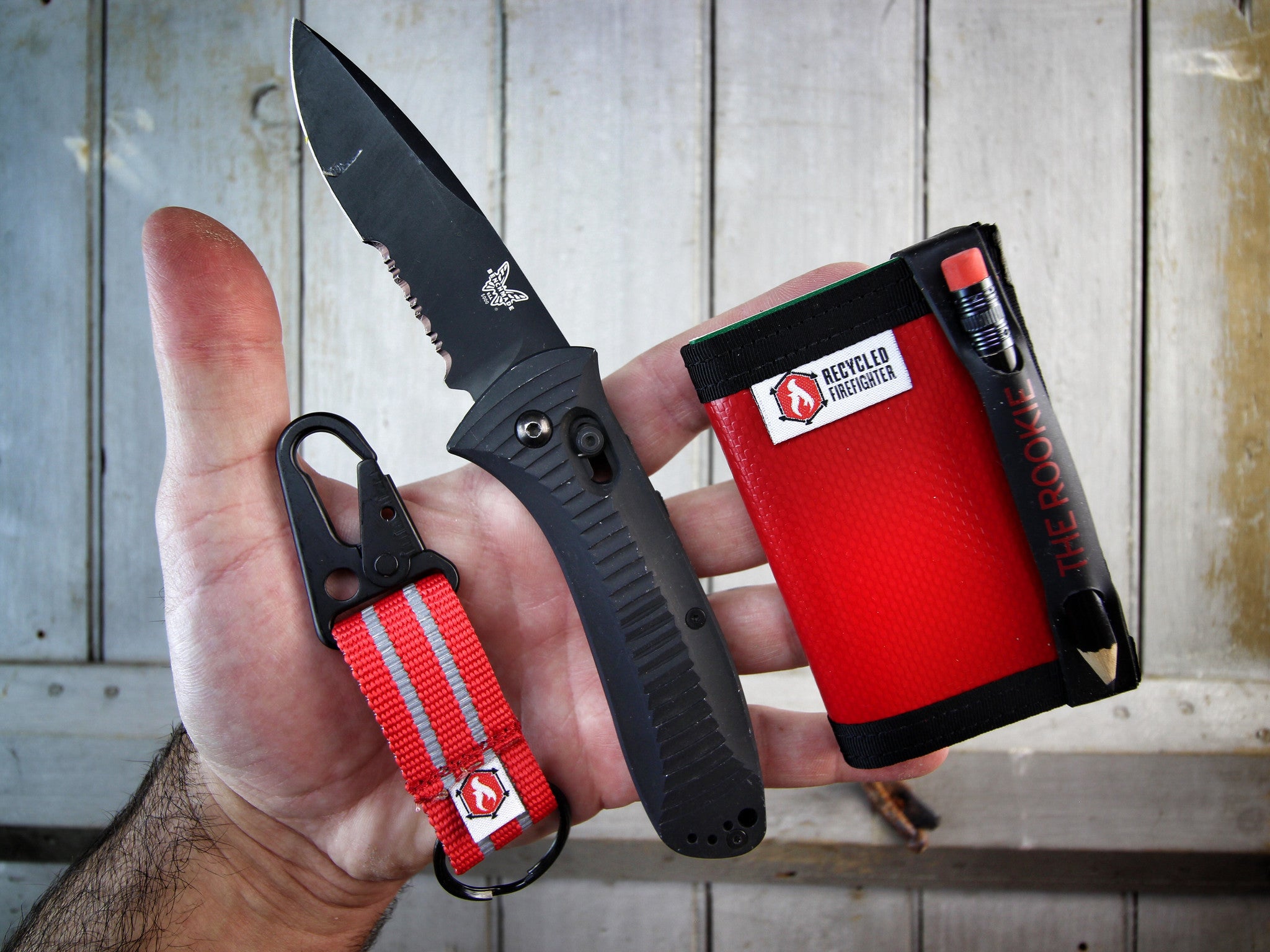 Wallets Made from Fire Service Water Tanks - Recycled Firefighter