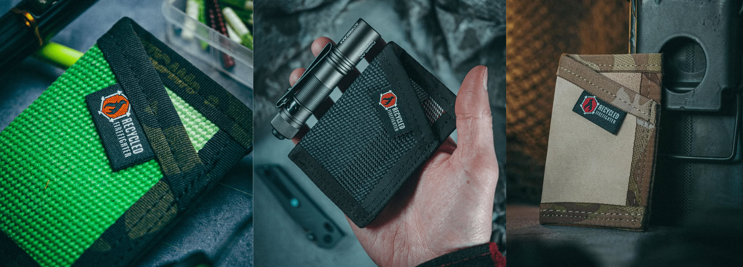 Minimalist Wallets - Recycled Firefighter