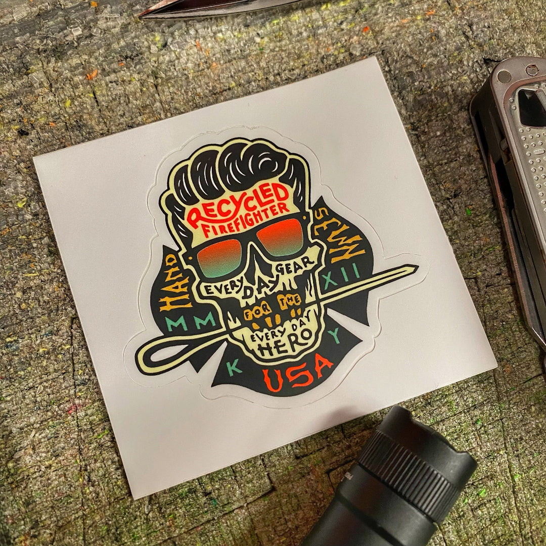 Stickers - Recycled Firefighter