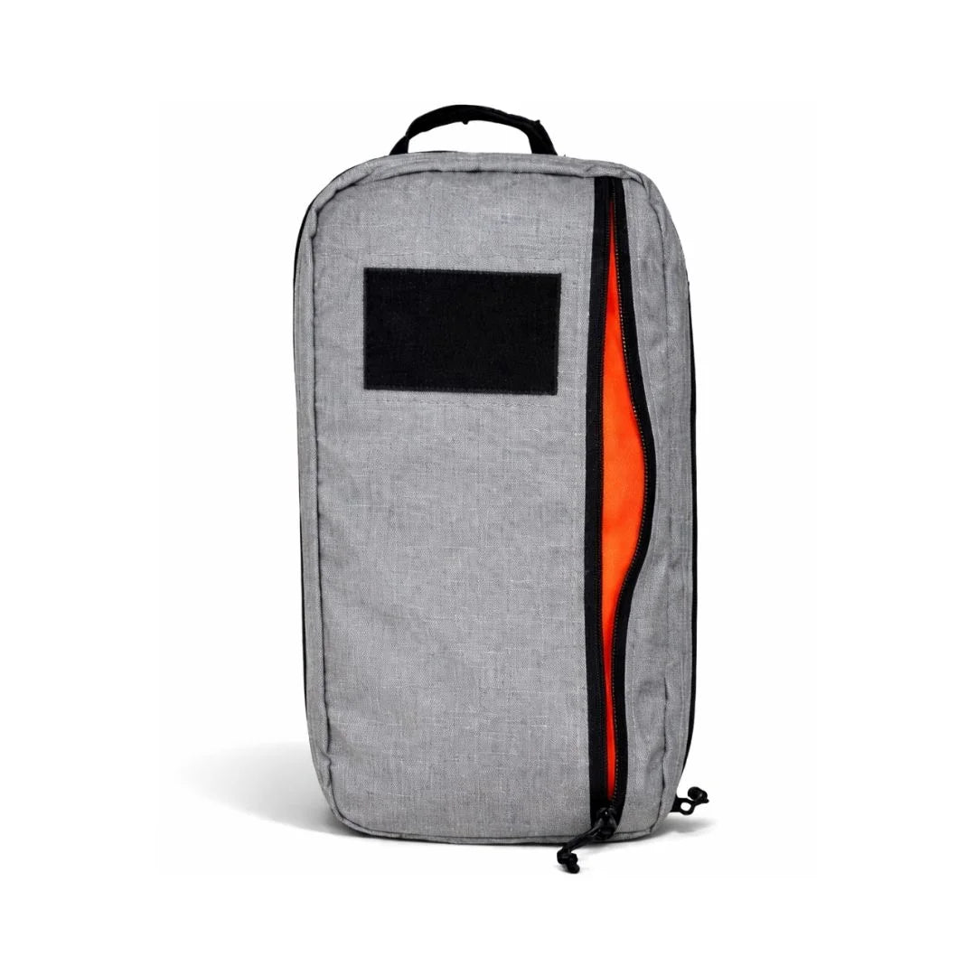 Recycled Firefighter's compact 12 hr heather grey 12 Hour pack. Lightweight design reduces fatigue during active carry.