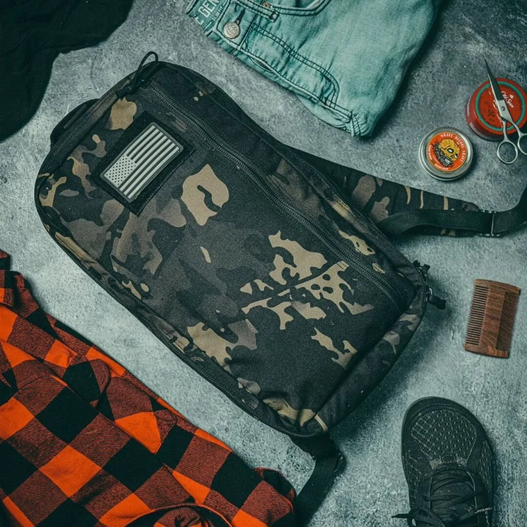 Recycled Firefighter 12 Hour pack in 12 hr mcamblk. Streamlined design handles half-day missions without bulk.