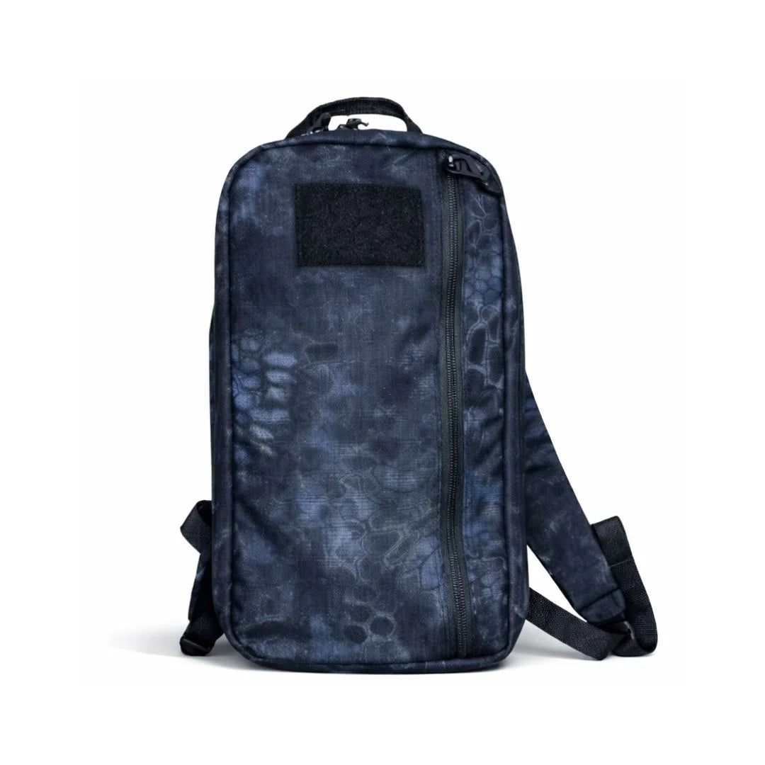 Tactical 12 Hour Backpack in 12 hr typhon by Recycled Firefighter. Quick-access pockets organize essentials efficiently.