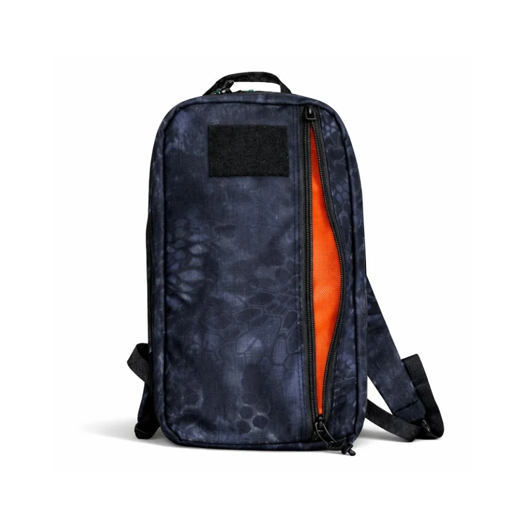 Tactical 12 Hour Backpack in 12 hr typhon by Recycled Firefighter. Quick-access pockets organize essentials efficiently.