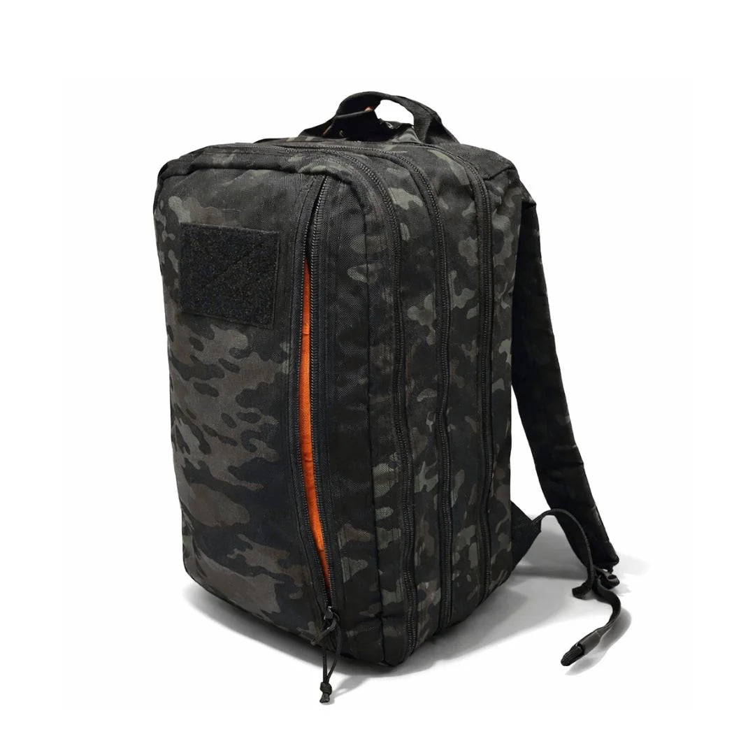 Tactical 12 Hour Plus Backpack 500D featuring 12 HR PLUS MCAMBLK by Recycled Firefighter. Durable construction designed for professional operations.