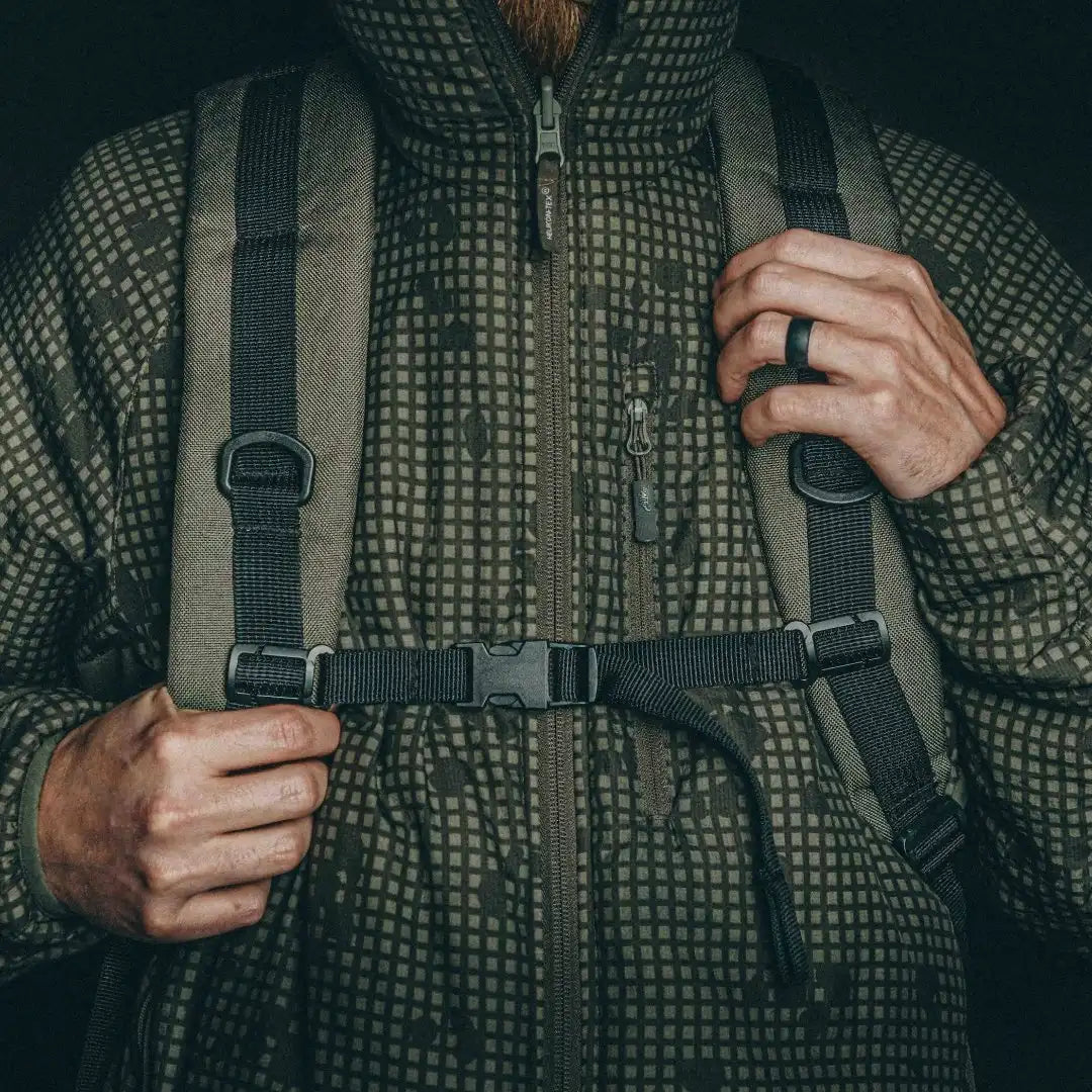 Professional 24 Hour pack in ranger green by Recycled Firefighter. MOLLE-compatible design adapts to changing mission needs.