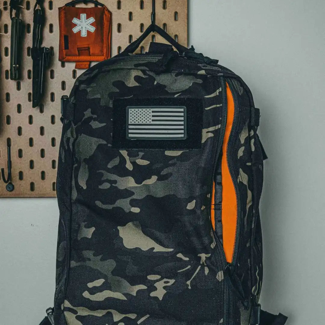 Recycled Firefighter presents the 24 Hour PLUS Backpack 500D in MCAMBLK. Professional design meets everyday durability.