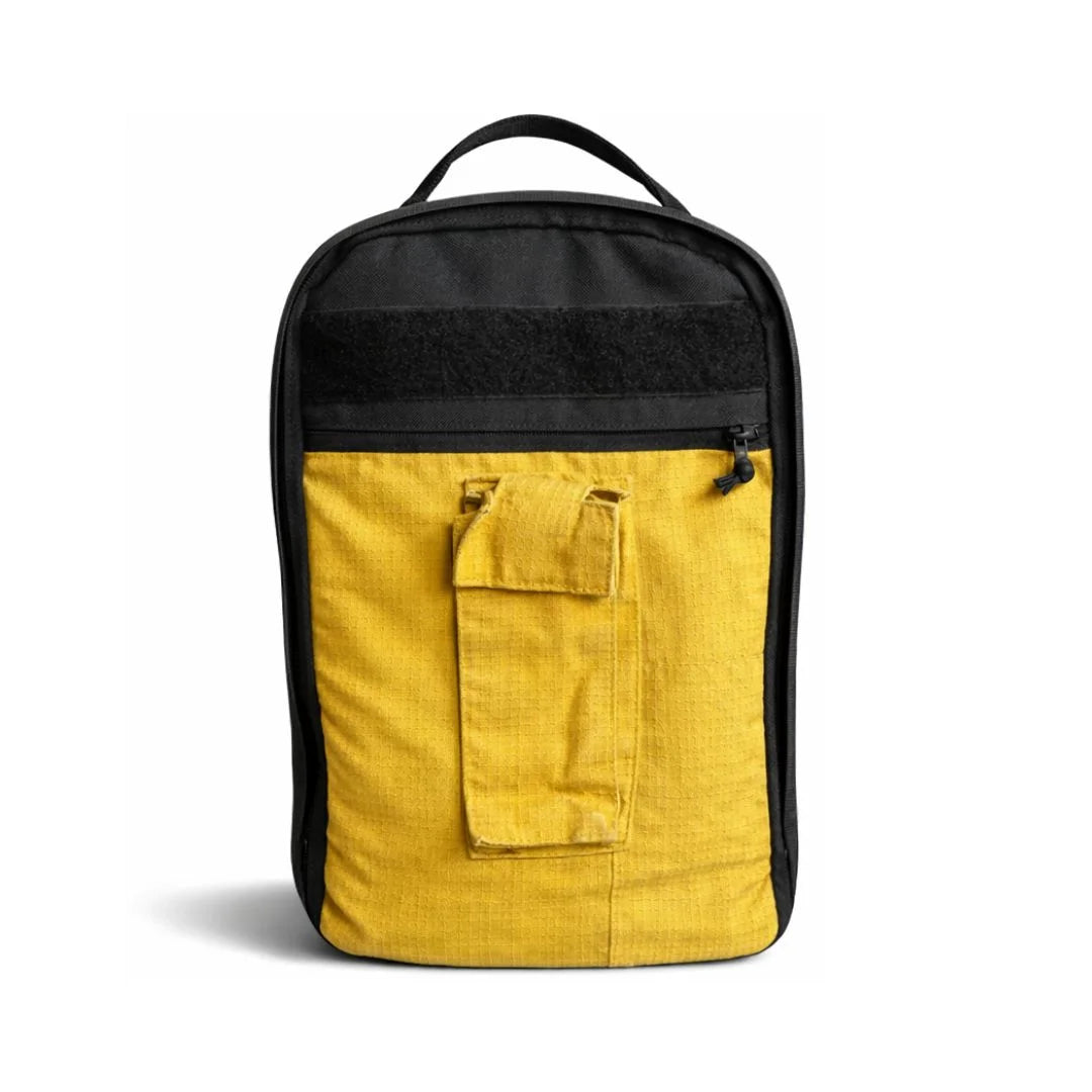 Recycled Firefighter The Chief tactical backpack specially designed with a dedicated radio communication pouch and heavy-duty hardware.