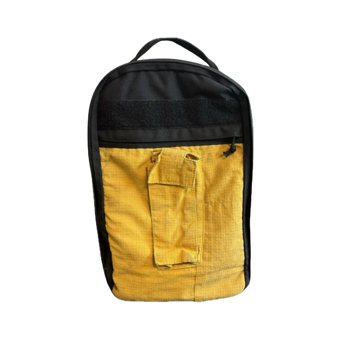 Recycled Firefighter The Chief tactical backpack specially designed with a dedicated radio communication pouch and heavy-duty hardware.