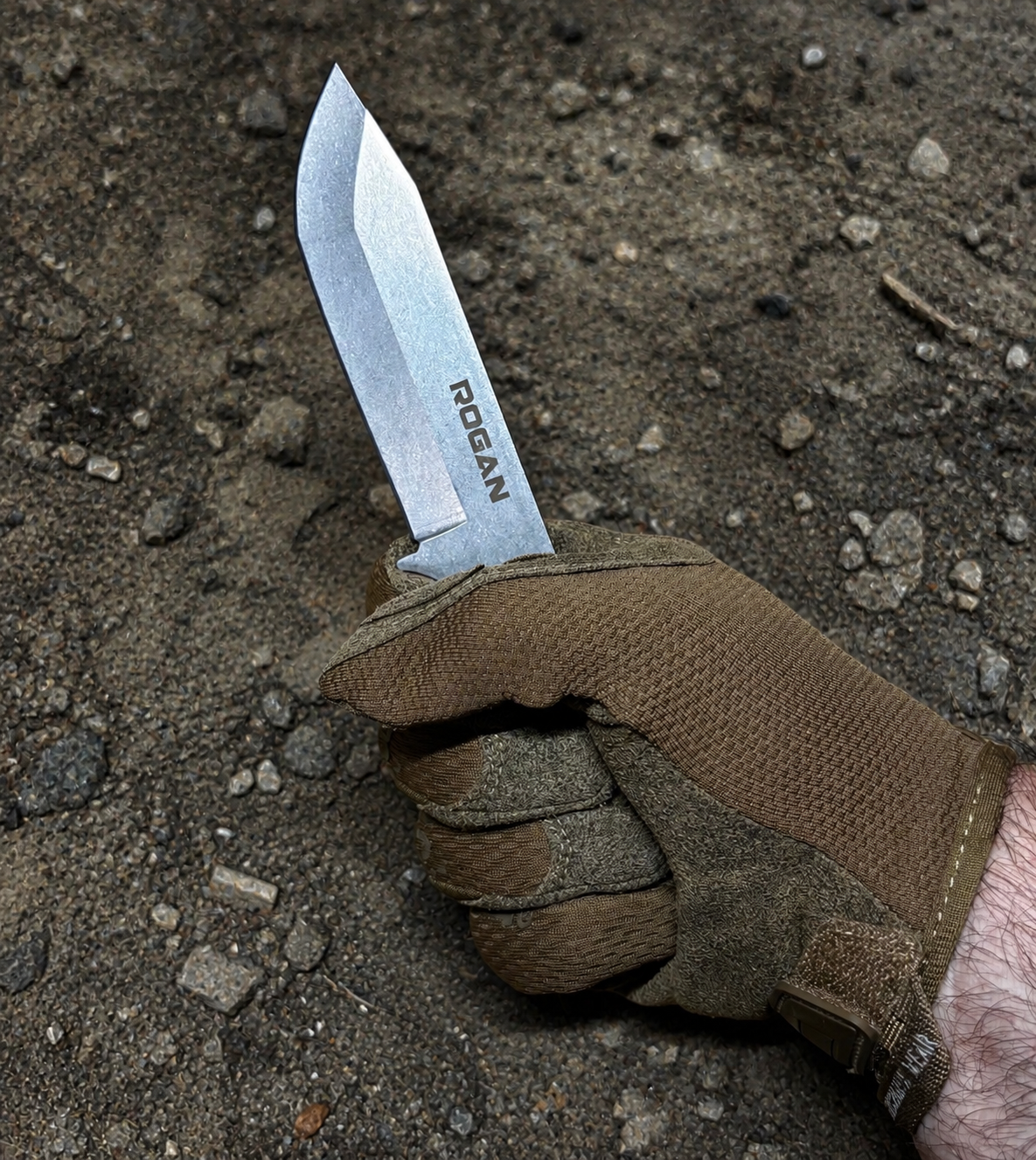 ROGAN Field Knife - RECON (Comes with sheath and belt clip.)