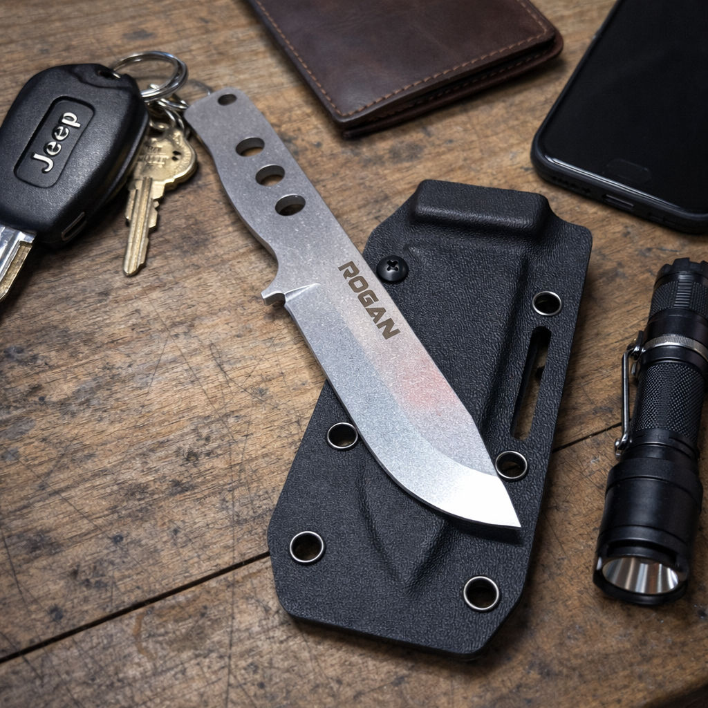 RFK-PRO Comes with sheath and belt clip.