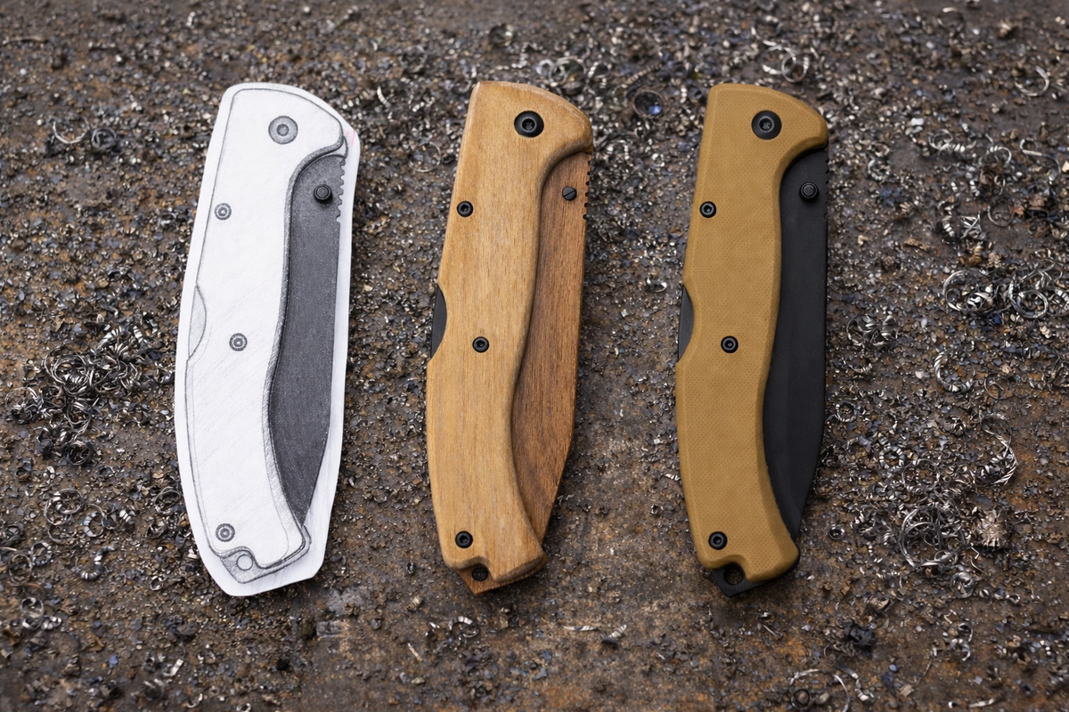 ROGUE Folding Knife-Gen 1 (Coyote/Black)