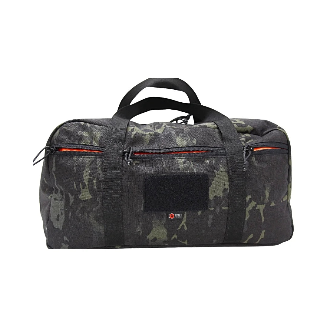 Professional 72-Hour 1000D Cordura Duffle Bag featuring mcamblk by Recycled Firefighter. Honors first responder service with durability.