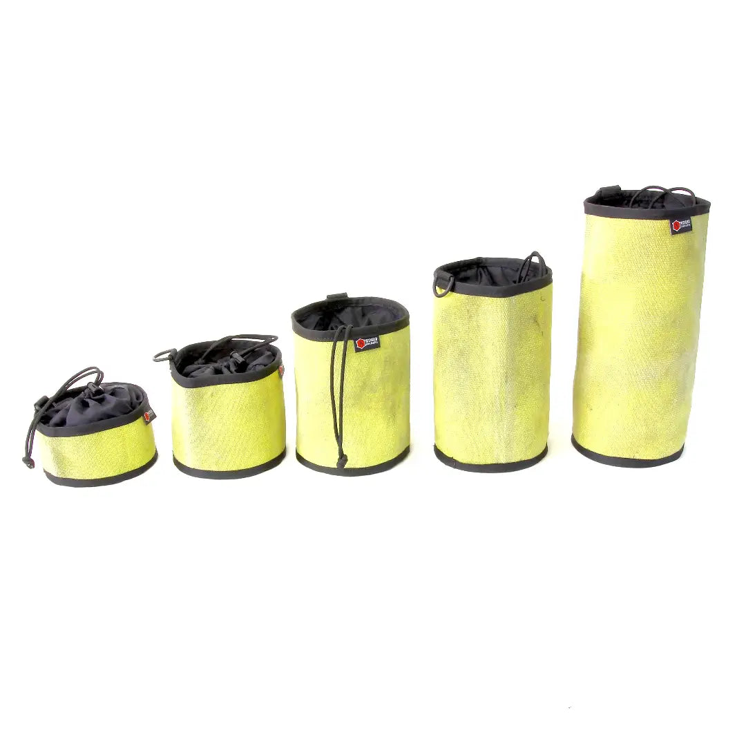 Recycled Firefighter presents the Ammo/Gear Bag in yellow & black. Professional design meets everyday durability.
