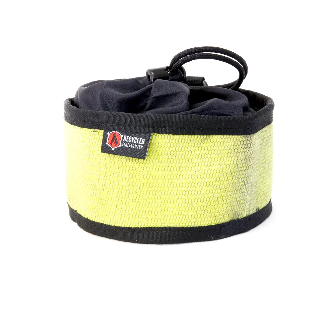 Professional-grade Ammo/Gear Bag in yellow & black 3 inch from Recycled Firefighter. Quality tactical design for first responders.