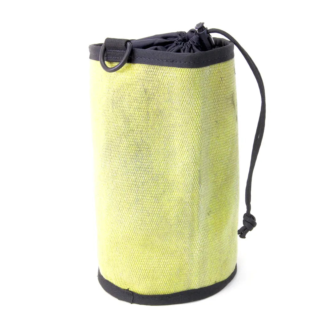 Recycled Firefighter Ammo/Gear Bag featuring yellow & black 9 inch. Durable construction honors service with professional quality.