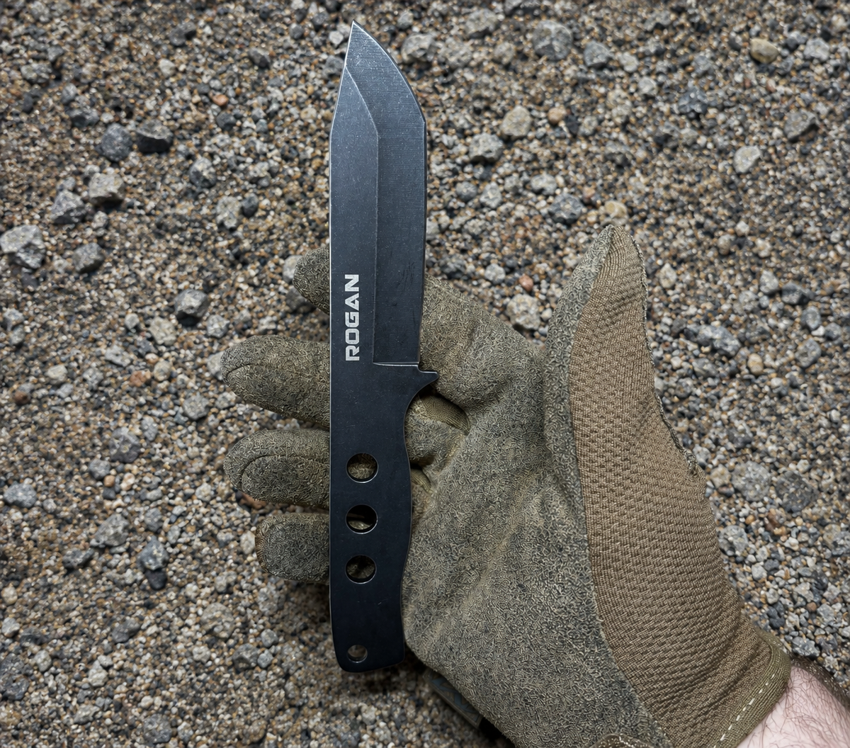 ROGAN Field Knife - RECON (Comes with sheath and belt clip.)