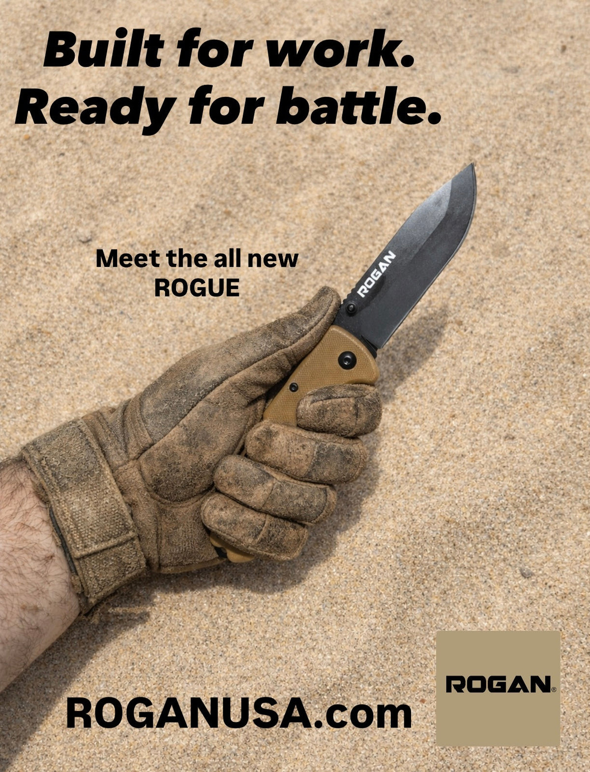 ROGUE Folding Knife-Gen 1 (Coyote/Black)