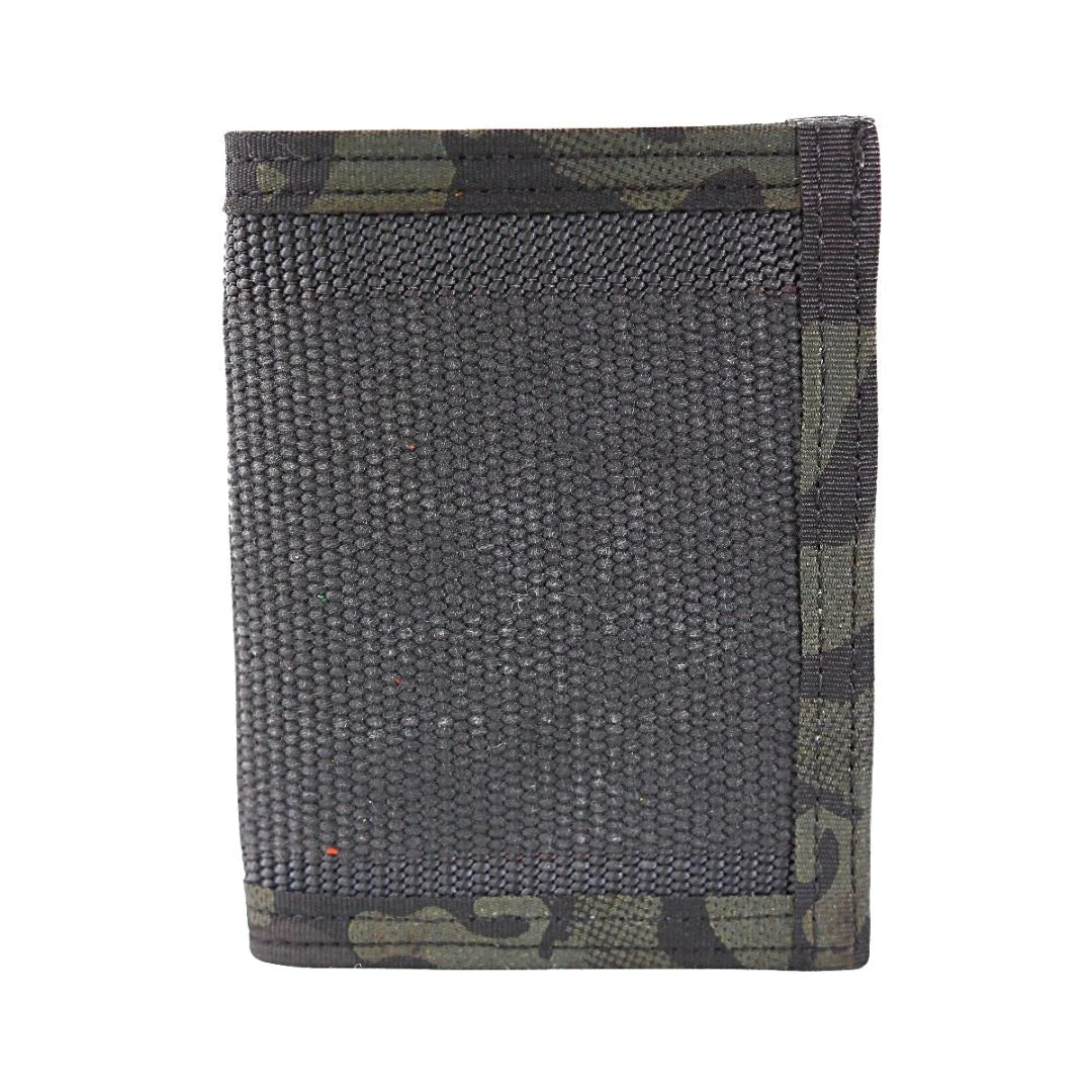 Professional-grade Captain Wallet Firehose in Black Mcamblack Hose from Recycled Firefighter. Quality tactical design for first responders.