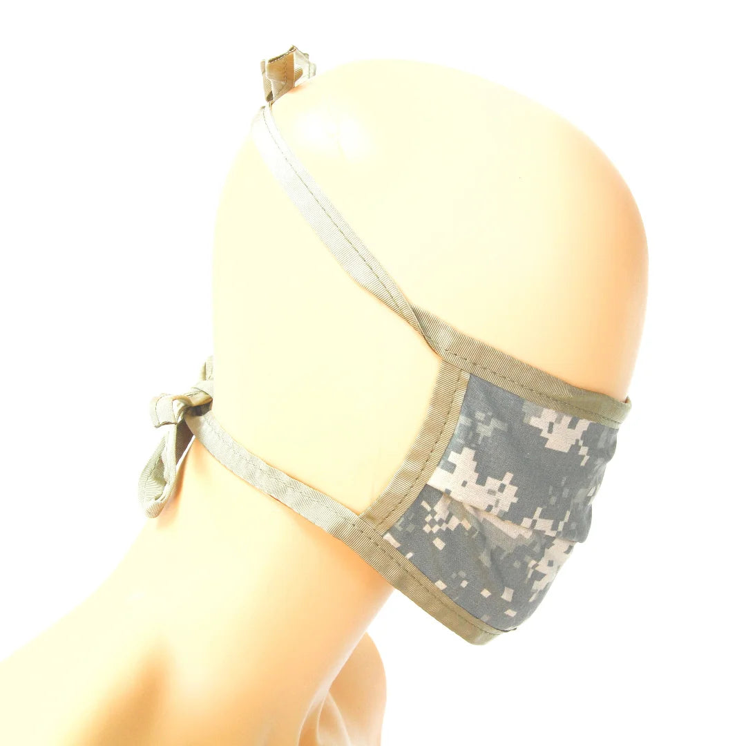 Cotton Mask from Recycled Firefighter featuring universal camo. Durable gear designed for first responders and tactical professionals.