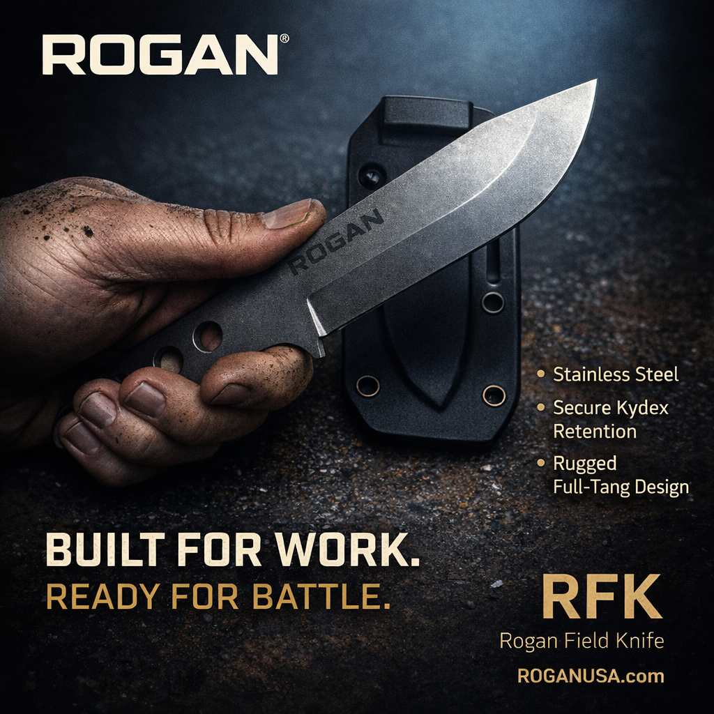 RFK-PRO Comes with sheath and belt clip.
