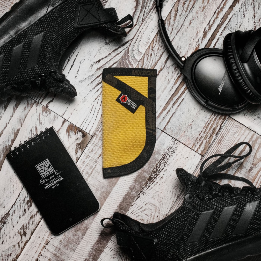 EDC Pocket Caddy Recycledfirefighter Right Yellow Black Hose