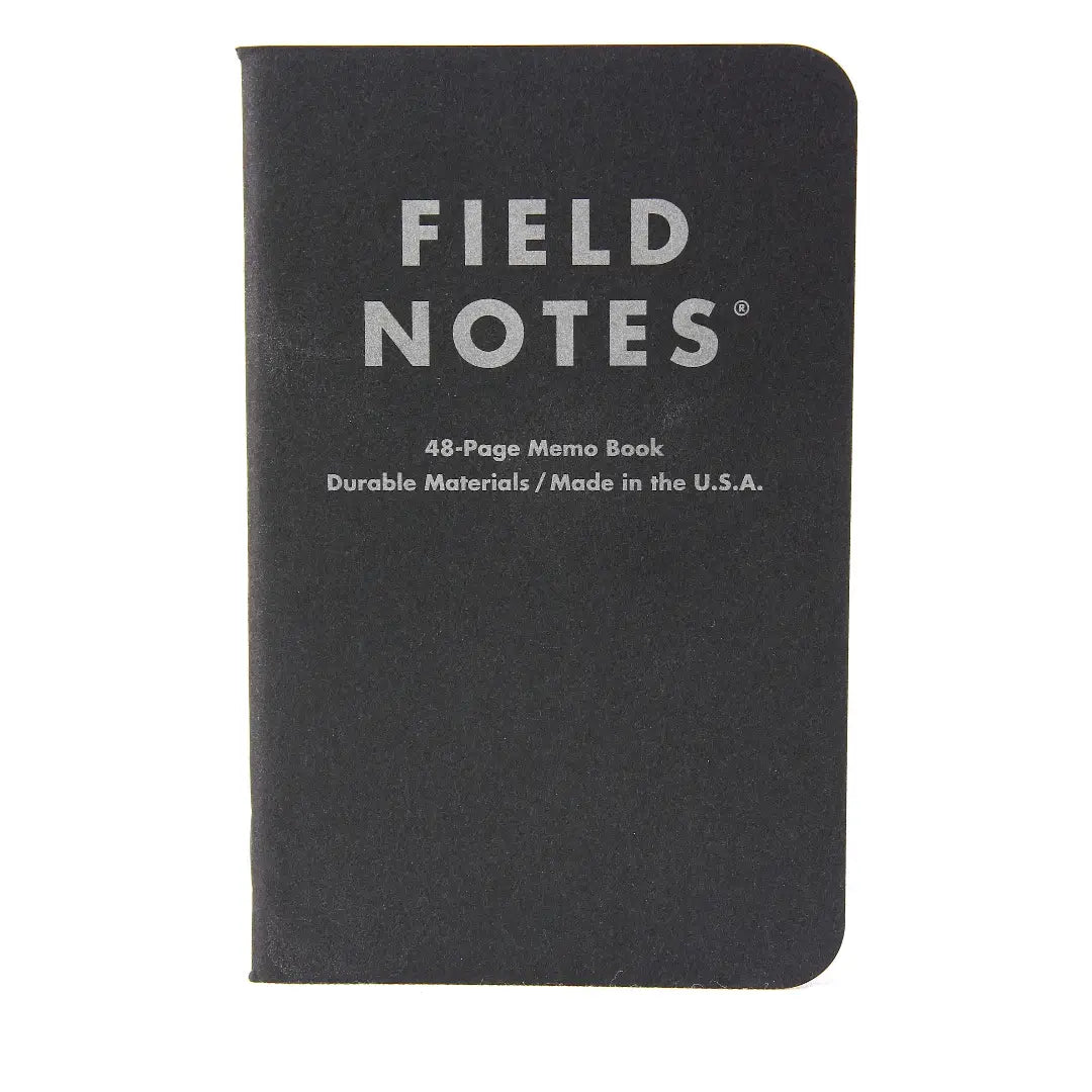 Recycled Firefighter's Field Notes Notebook Graph Paper in Black Ruled Field Notes Single. Built tough for demanding professional and tactical applications.
