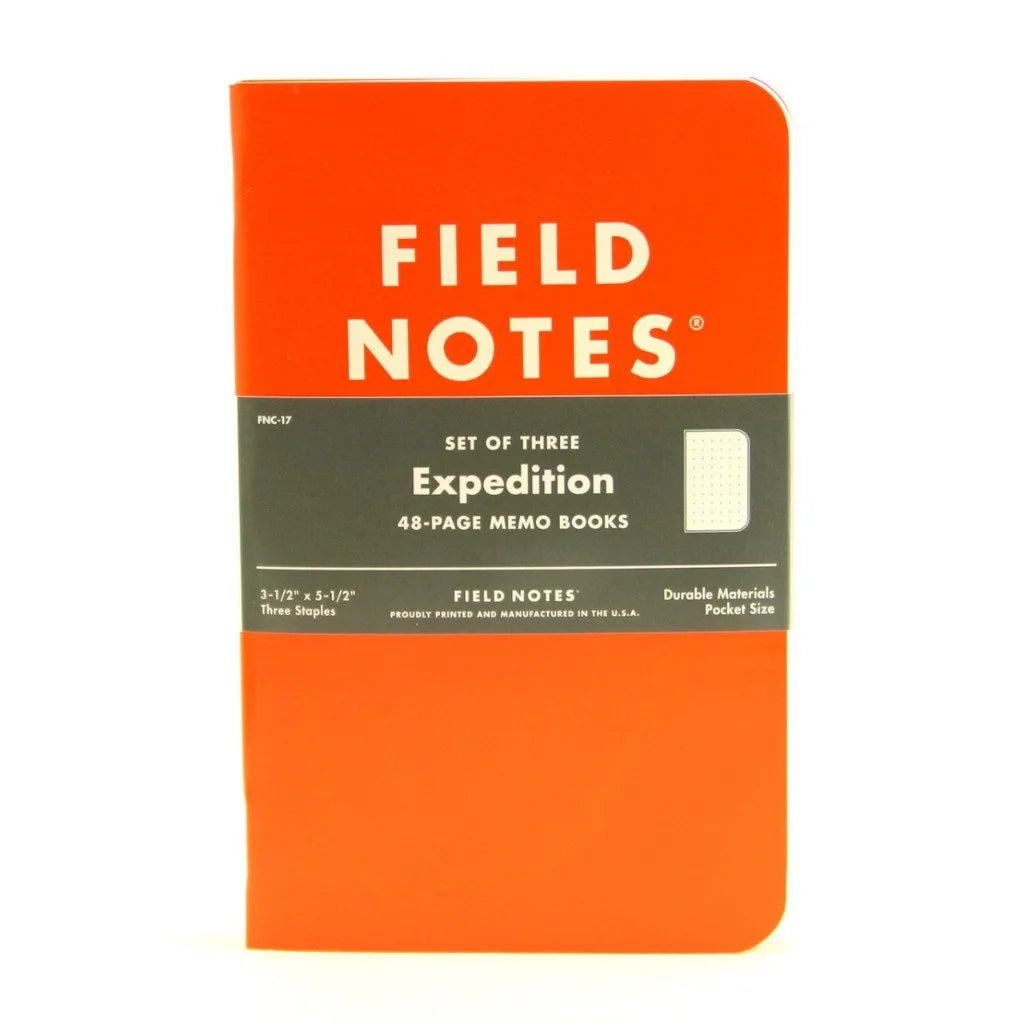 Field Notes Notebook Graph Paper from Recycled Firefighter featuring Expedition Field Notes 3pack. Durable gear designed for first responders and tactical professionals.