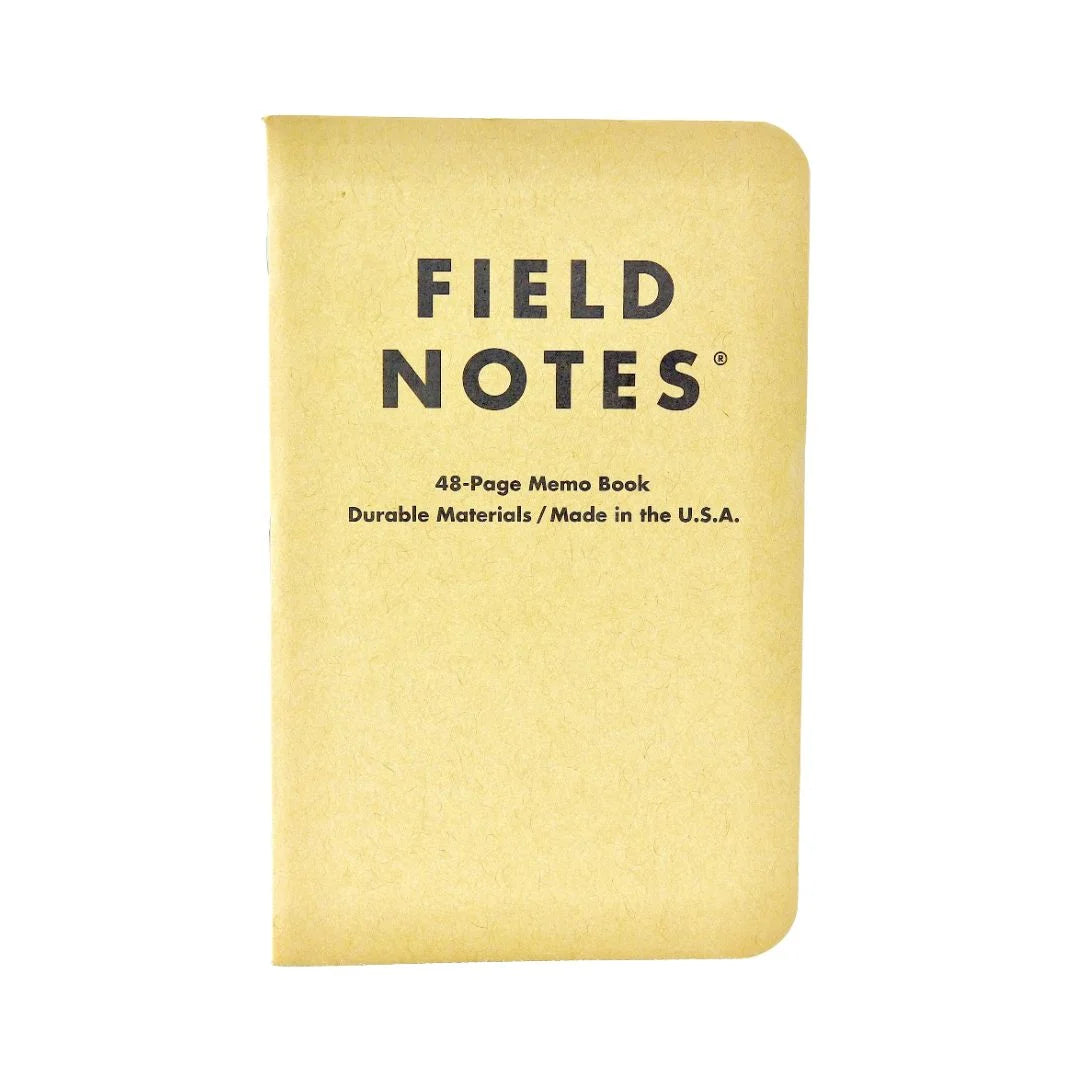 Recycled Firefighter Field Notes Notebook Graph Paper in Kraft Graph and Field Notes 3pack. Professional tactical design built for durability and daily use by first responders.