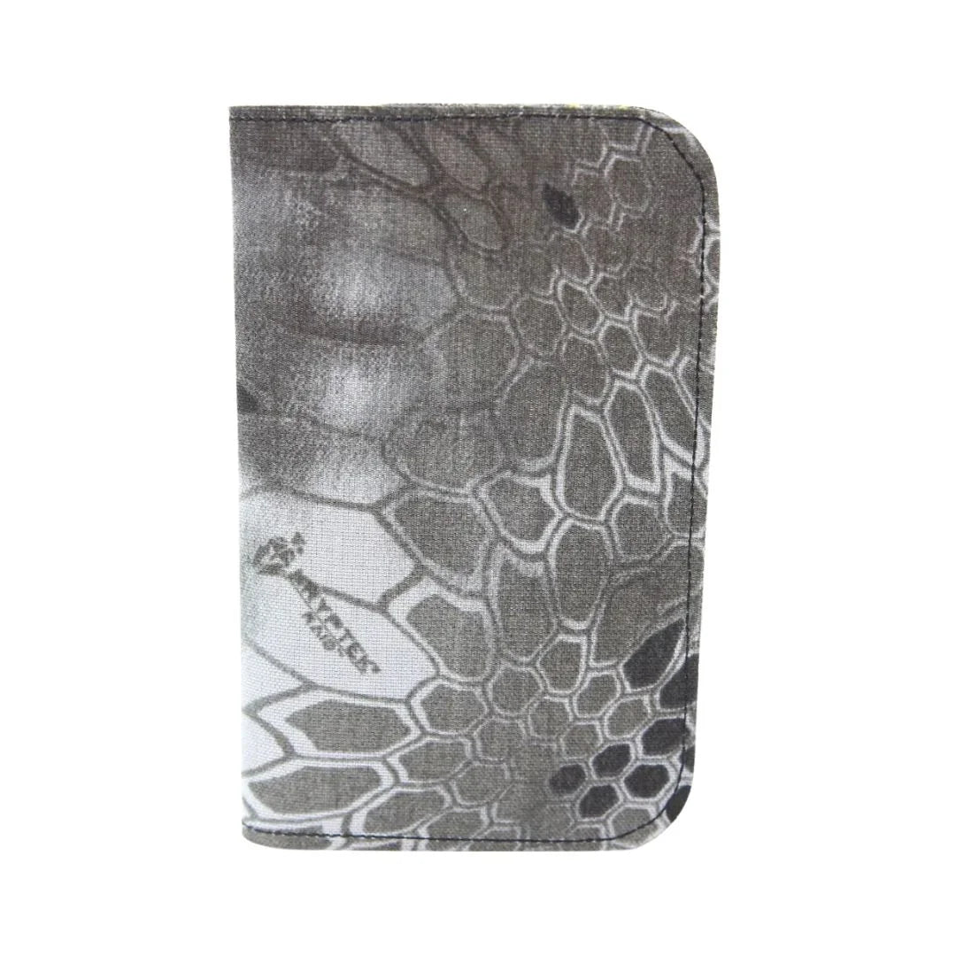 Tactical Field Notes Wallet featuring xpac raid by Recycled Firefighter. Durable construction designed for professional operations.