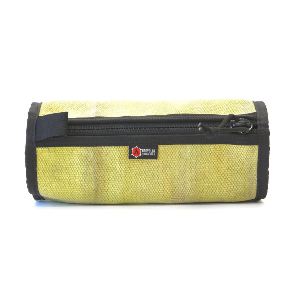 Fire Hose Dopp Kit Recycledfirefighter in Yellow