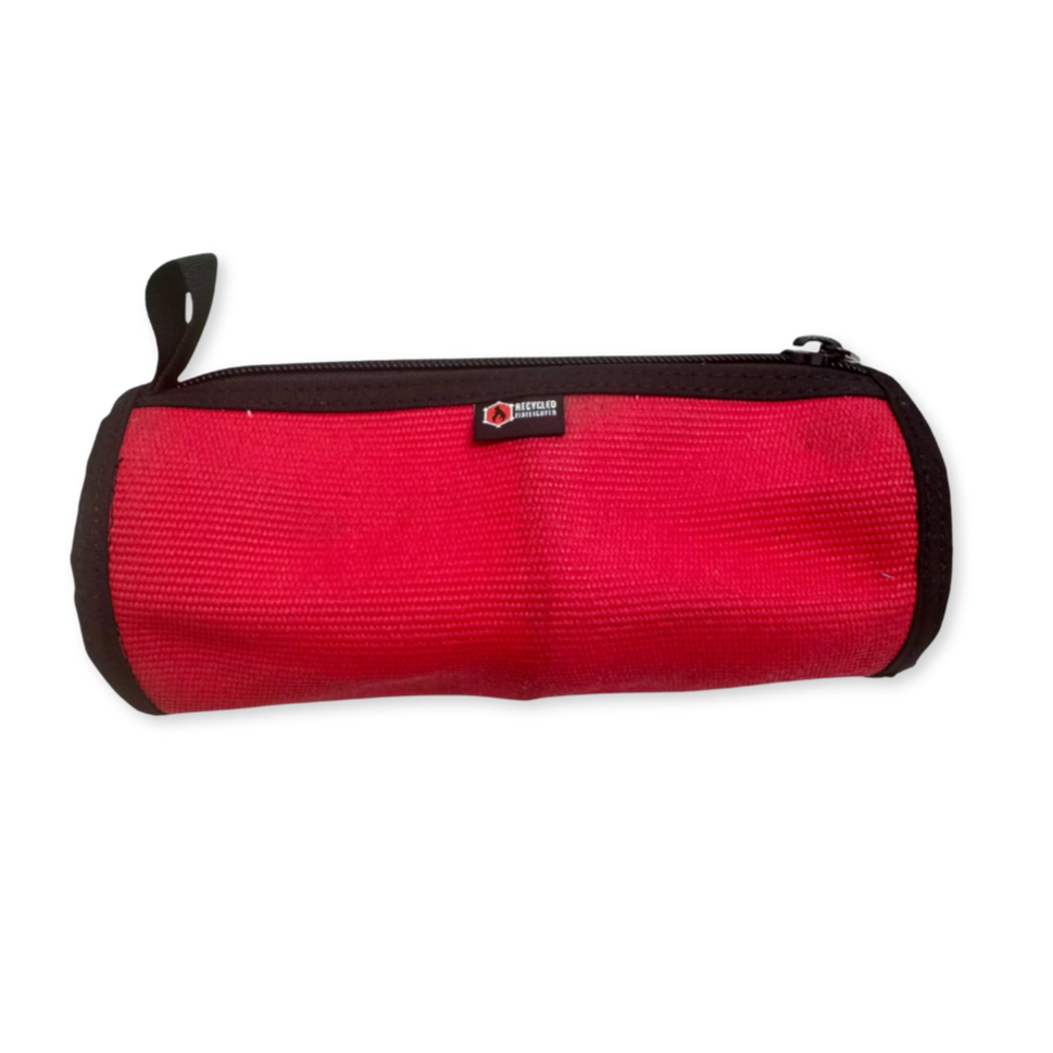 Fire Hose Dopp Kit Recycledfirefighter in Red