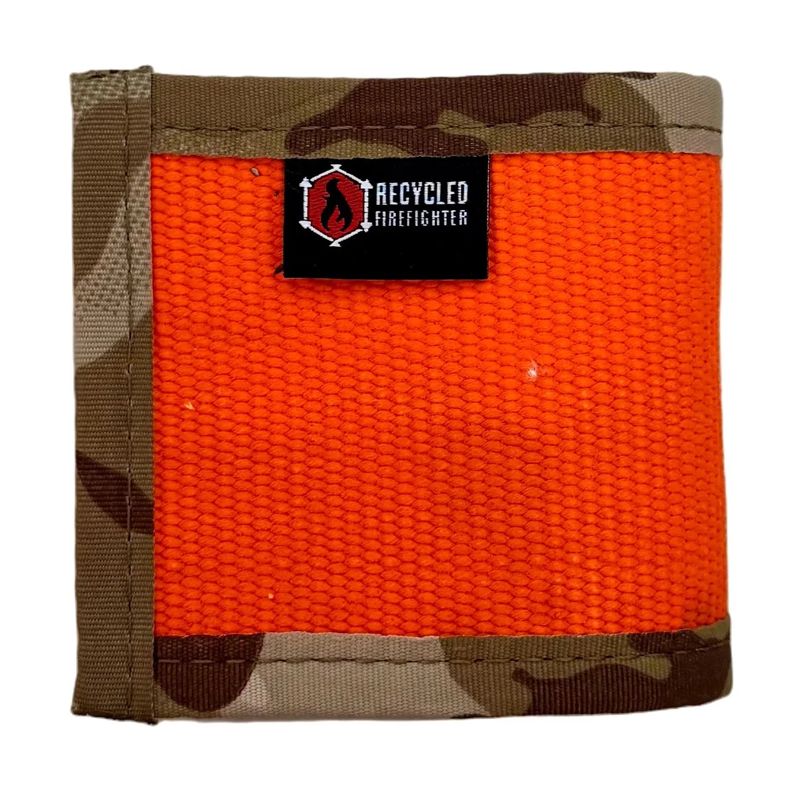 Fire Hose Drink Sleeve by Recycled Firefighter. Premium insulation keeps beverages cold using genuine fire hose.