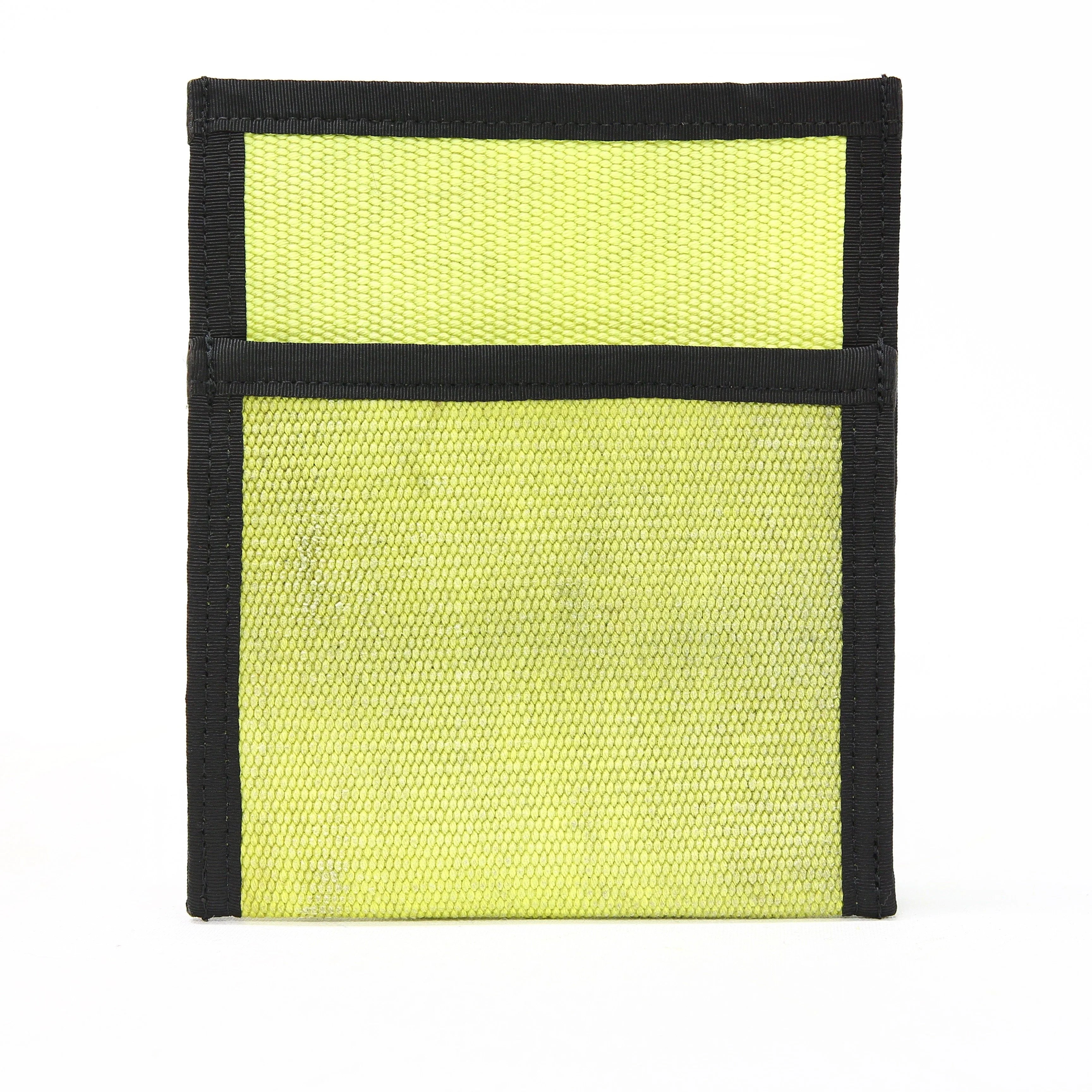 Recycled Firefighter yellow & black Fire Hose Tool Pouch. Professional-grade tactical construction for daily operations.
