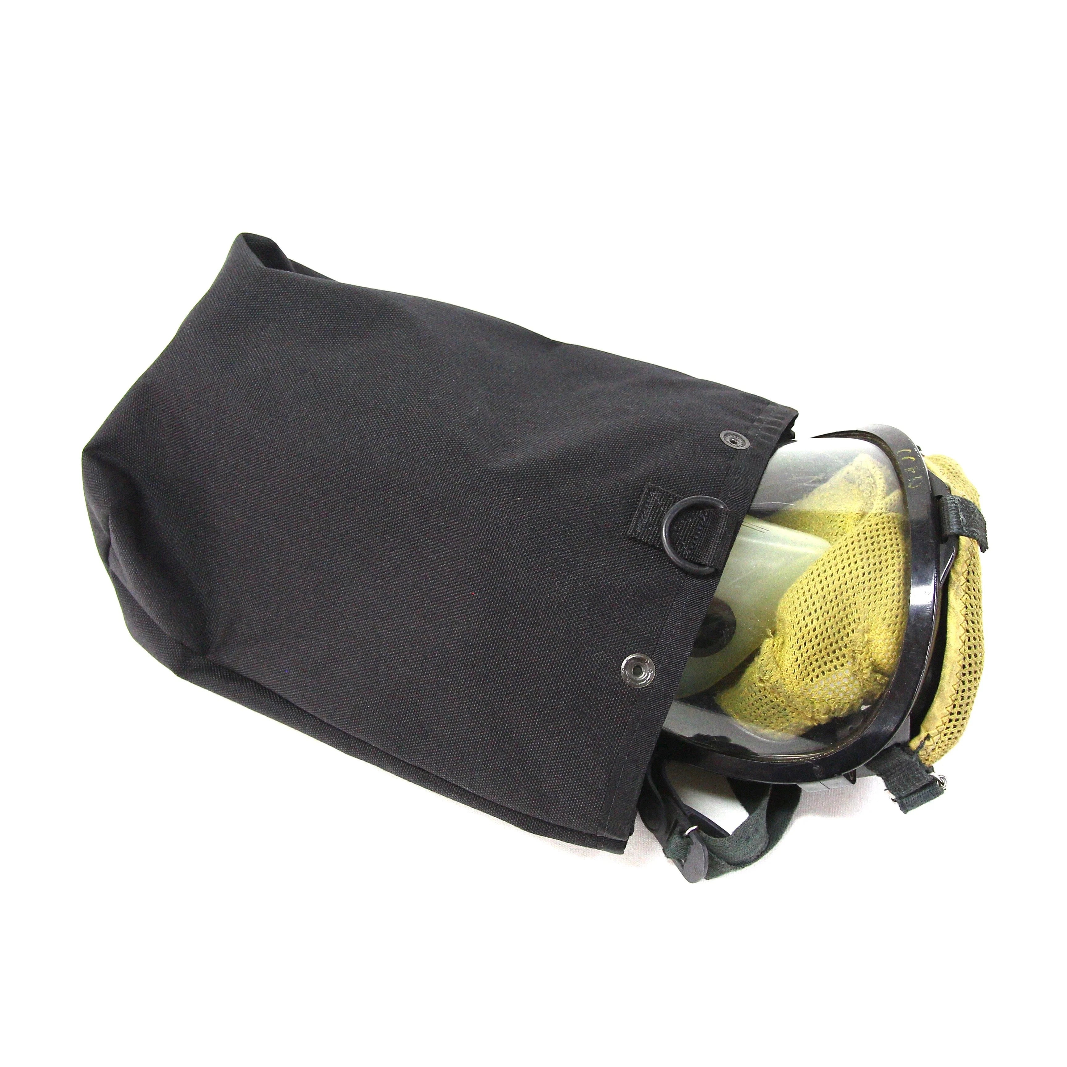 black Firefighter SCBA Mask Bag from Recycled Firefighter. Professional tactical construction for everyday operations.