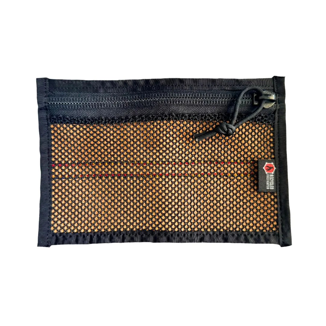 The orange & black Flat EDC Pouch Firehose by Recycled Firefighter. Quality construction meets professional tactical requirements for demanding operations.