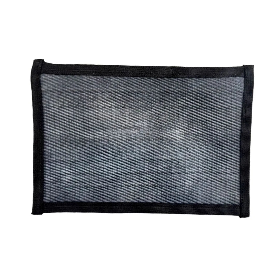 Recycled Firefighter rubber & black Flat EDC Pouch Firehose. Professional-grade tactical construction for daily operations.