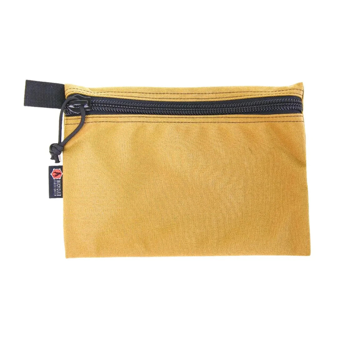 Flat Zippered Gear Pouch Medium from Recycled Firefighter. Durable gear designed for first responders and tactical professionals.