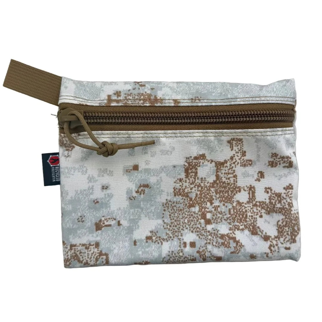 Professional-grade Flat Zippered Gear Pouch Large in snowdrift from Recycled Firefighter. Quality tactical design for first responders.