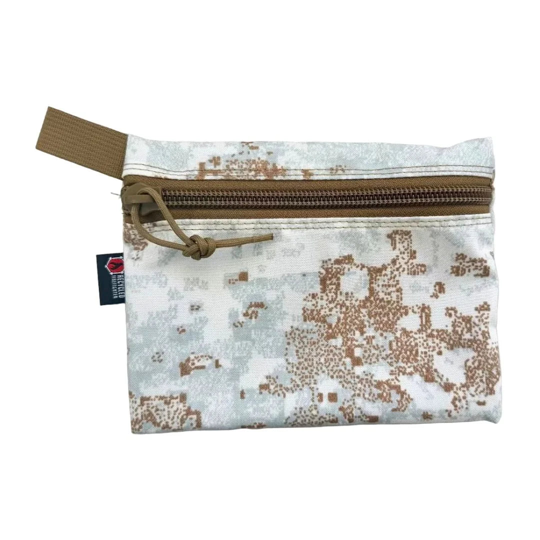 Professional-grade Flat Zippered Gear Pouch Large in snowdrift from Recycled Firefighter. Quality tactical design for first responders.
