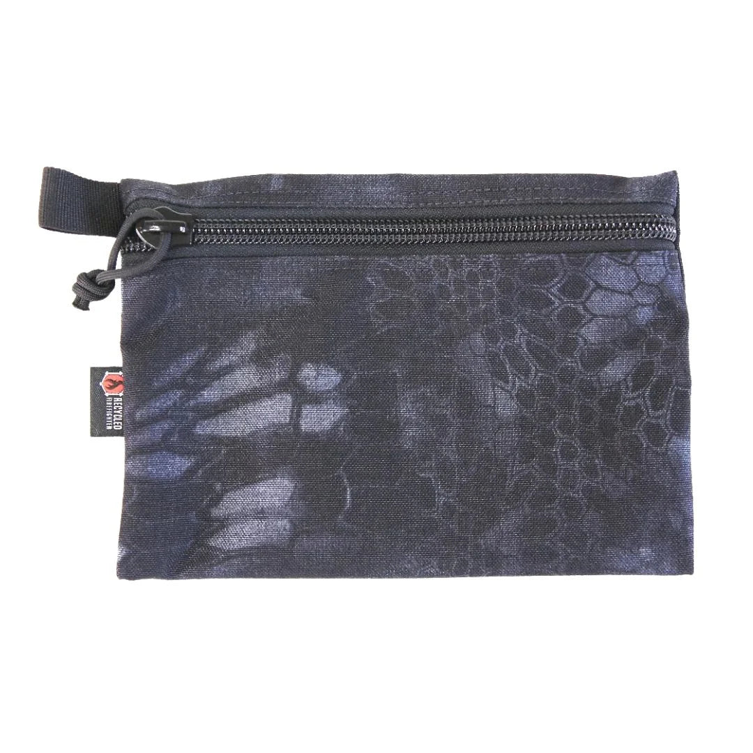 Flat Zippered Gear Pouch Large from Recycled Firefighter featuring typhon. Durable gear designed for first responders and tactical professionals.