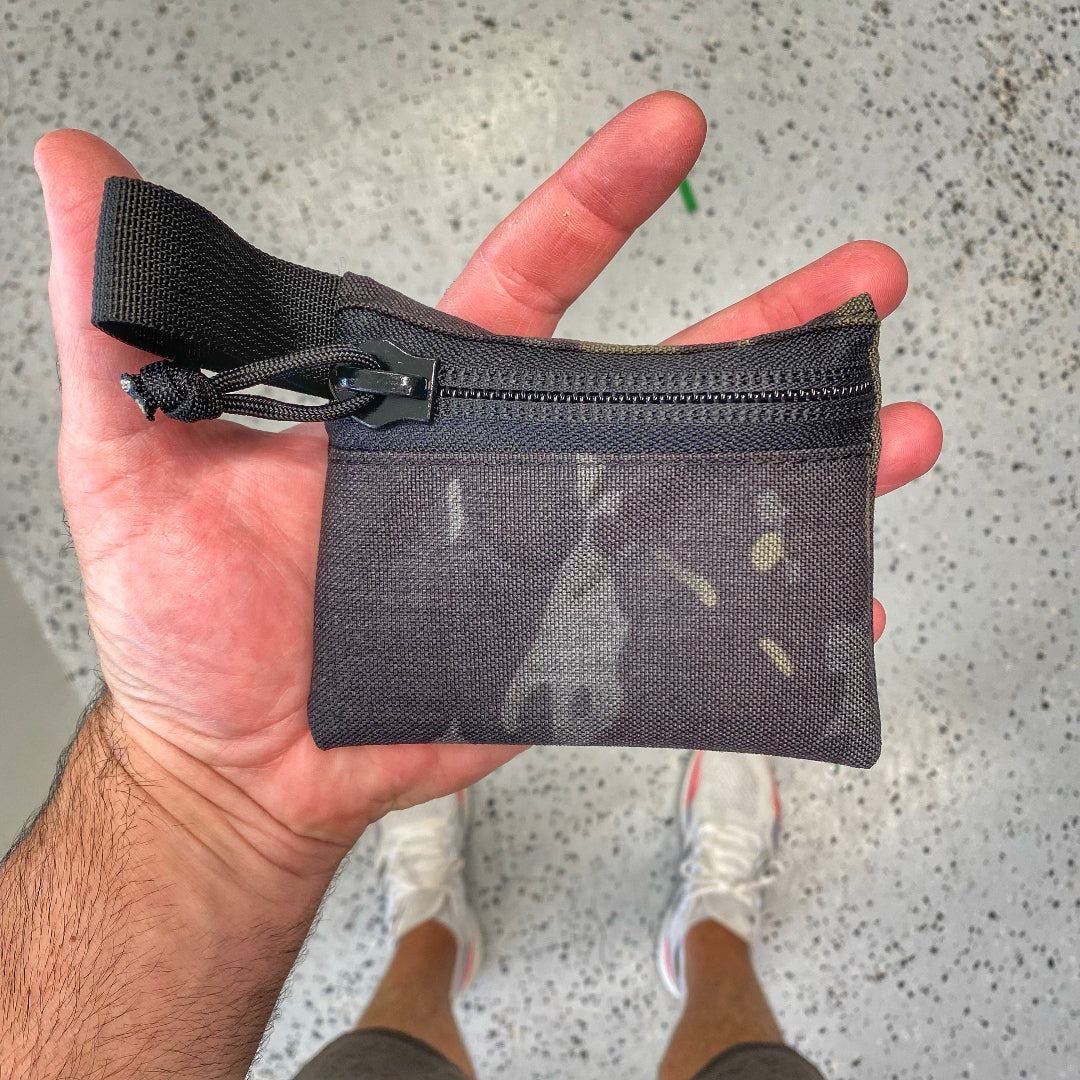 Flat Zippered Gear Pouch - Medium Recycled Firefighter