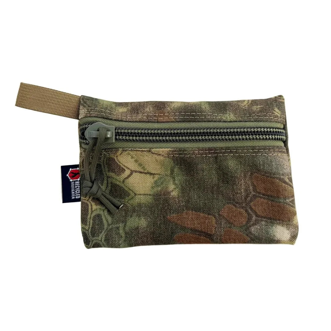 Professional-grade Flat Zippered Gear Pouch Medium in mandrake from Recycled Firefighter. Quality tactical design for first responders.