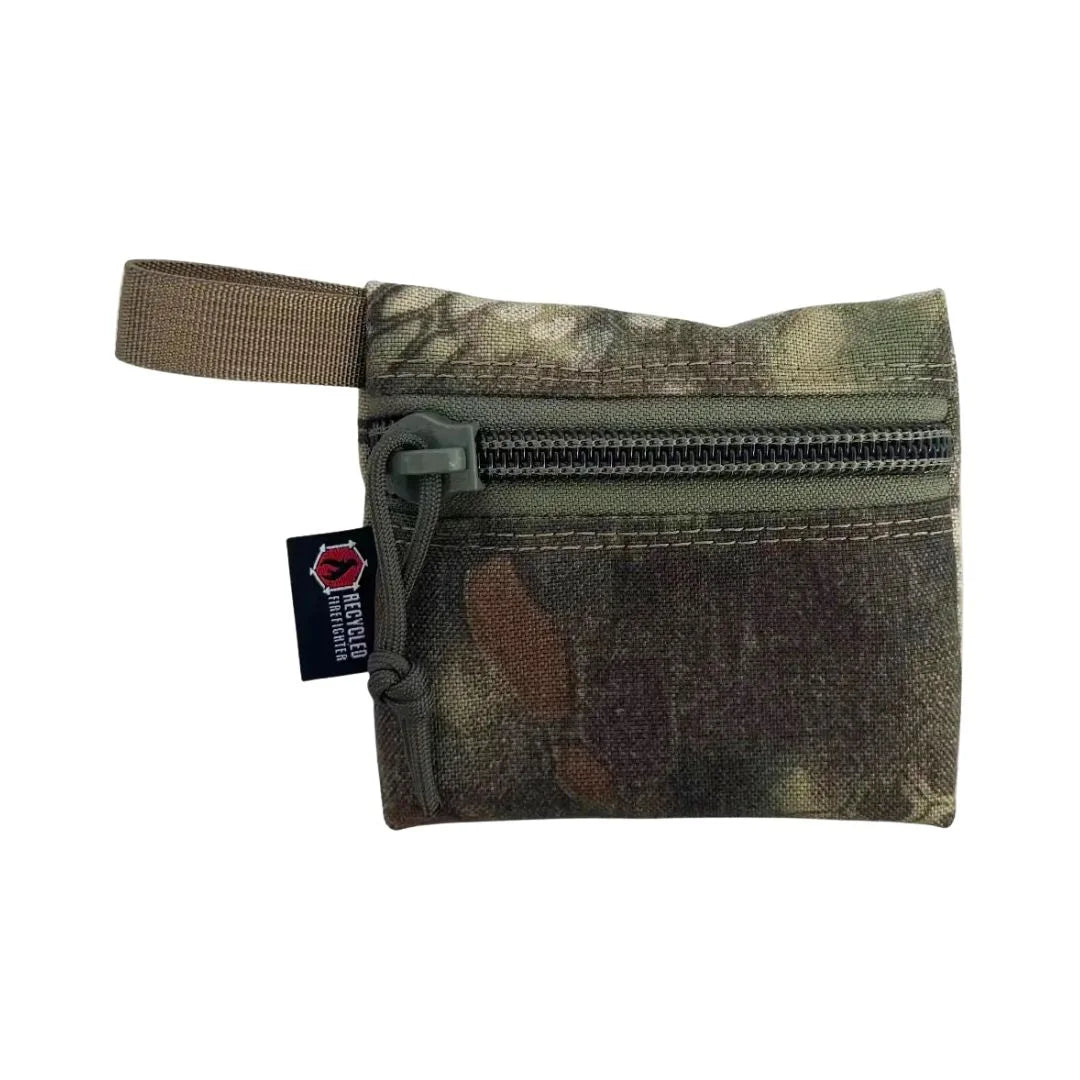 Recycled Firefighter Flat Zippered Gear Pouch Small in Mandrake. Professional tactical design built for durability and daily use by first responders.