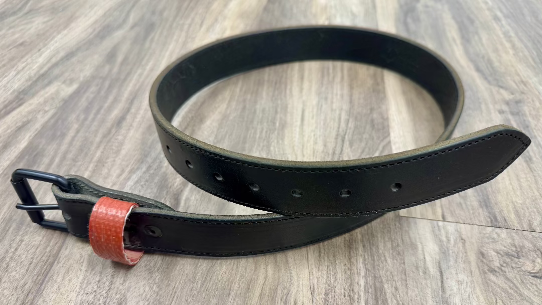 Thin Red Line Premium Leather Belt