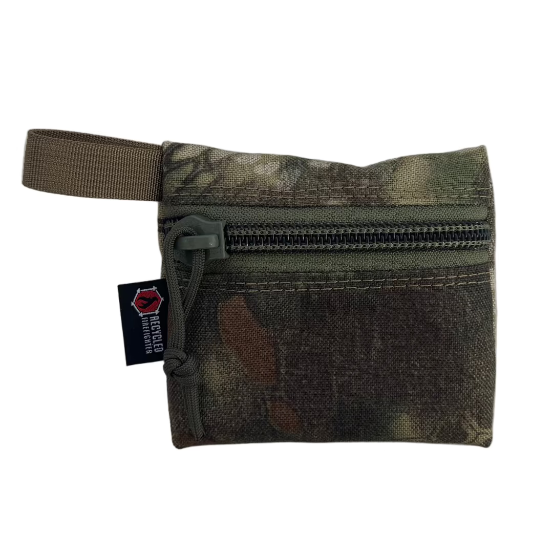 Mandrake Flat Zippered Gear Pouch - Small Recycled Firefighter