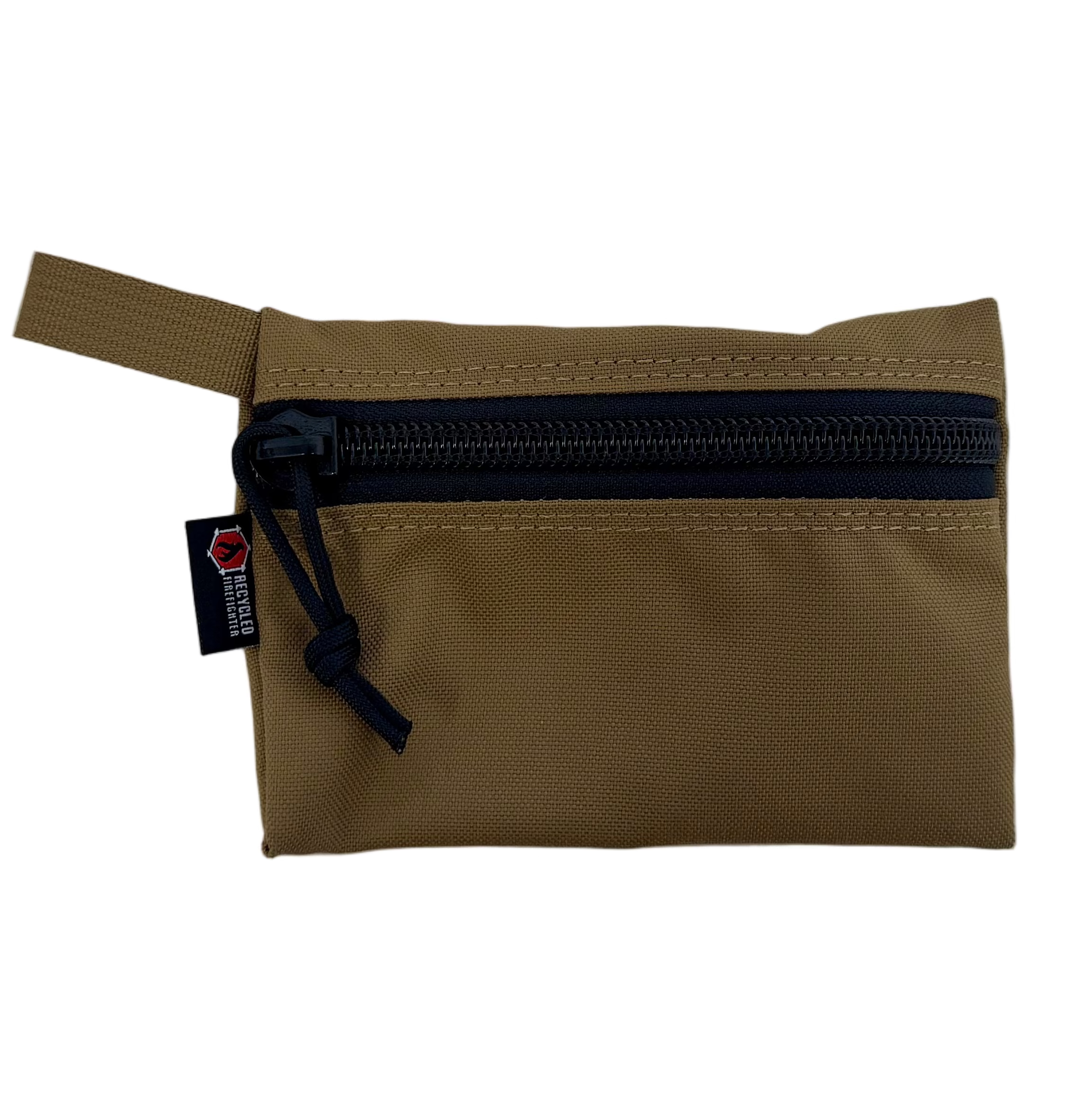 COYOTE Flat Zippered Gear Pouch - Medium Recycled Firefighter