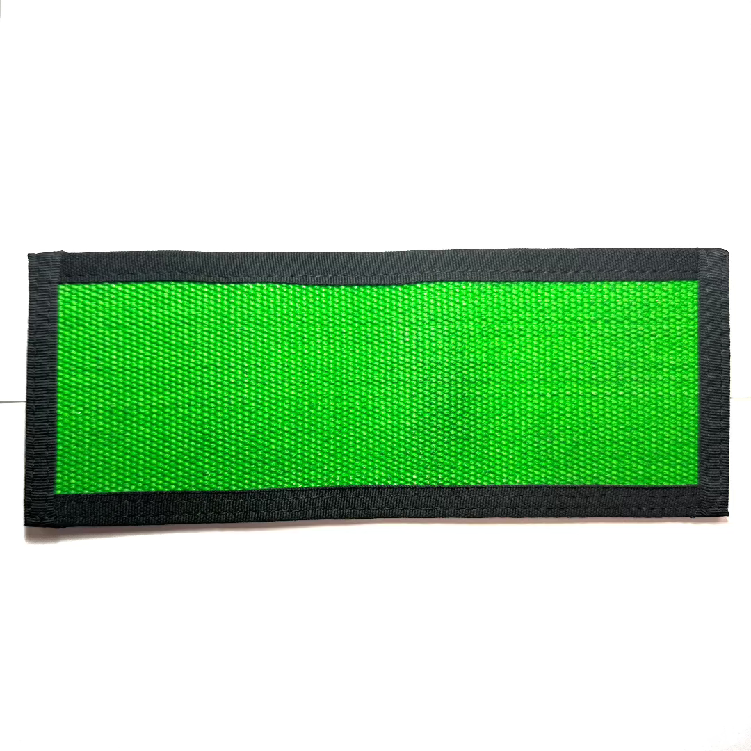 Lieutenant wallet Firehose Edition Green Fire Hose Recycled Firefighter
