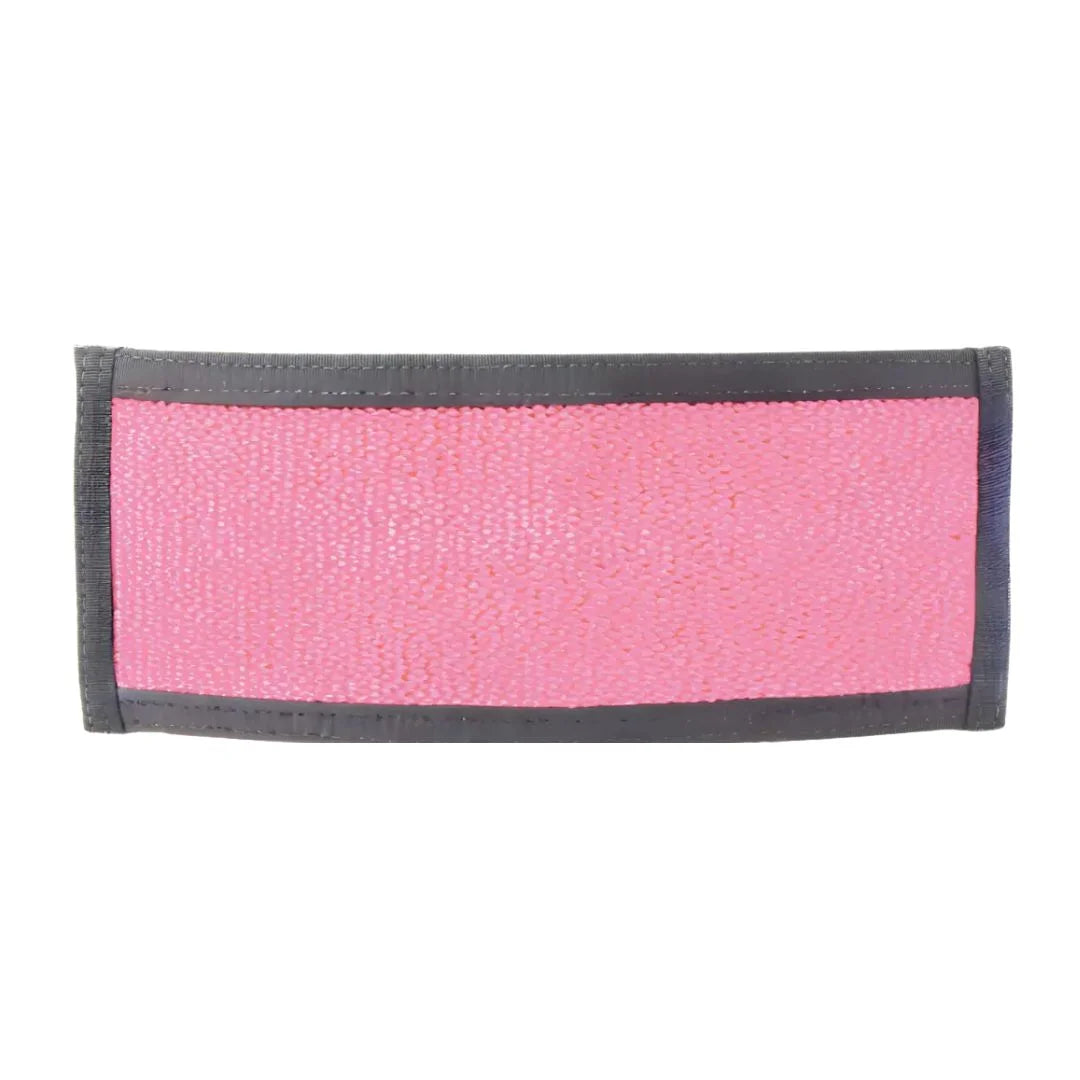 The Lieutenant Wallet Firehose in pink fire hose by Recycled Firefighter. Tactical design meets professional durability standards.