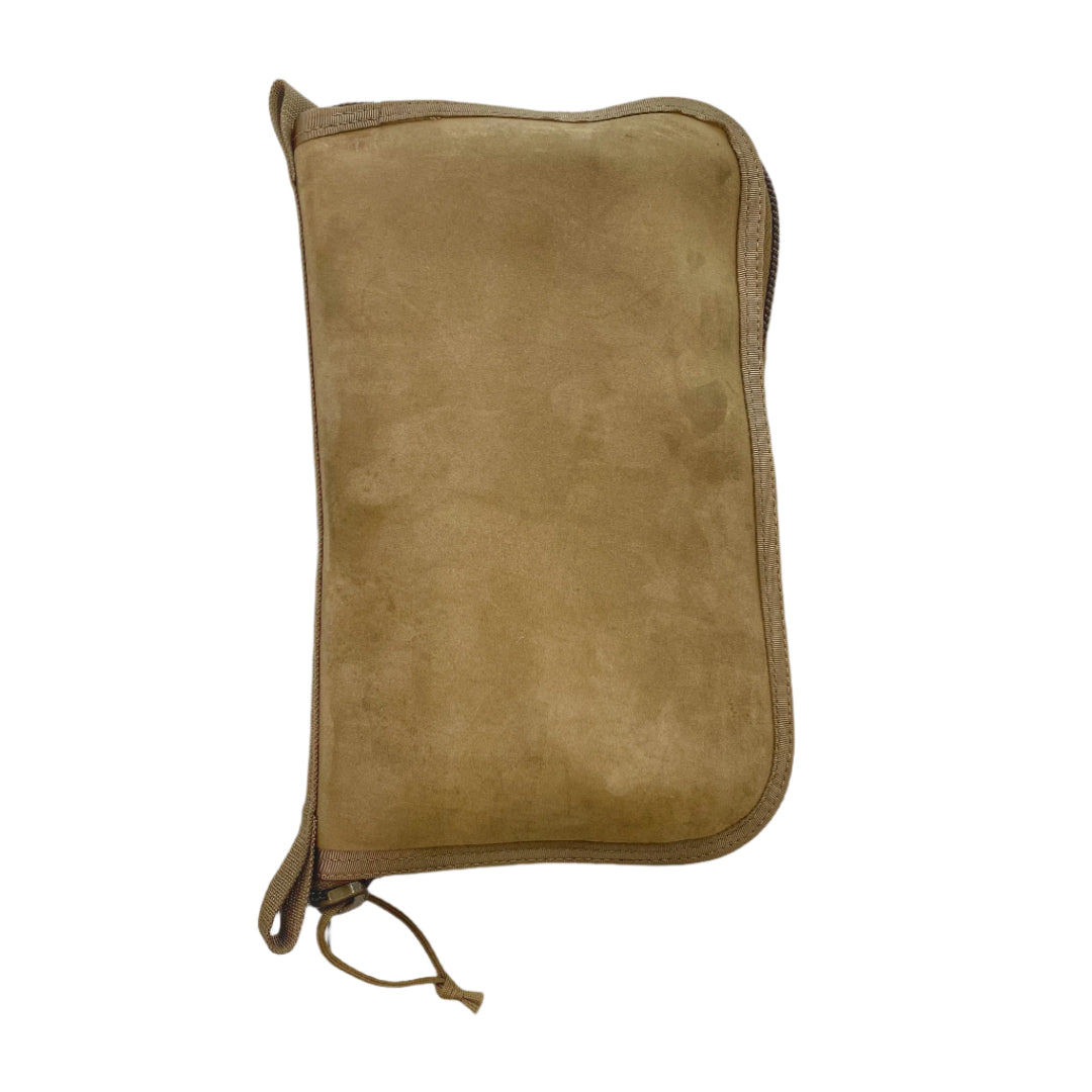 Leather Coyote Coyote Major Dopp Bag Large from Recycled Firefighter. Professional tactical construction for everyday operations.